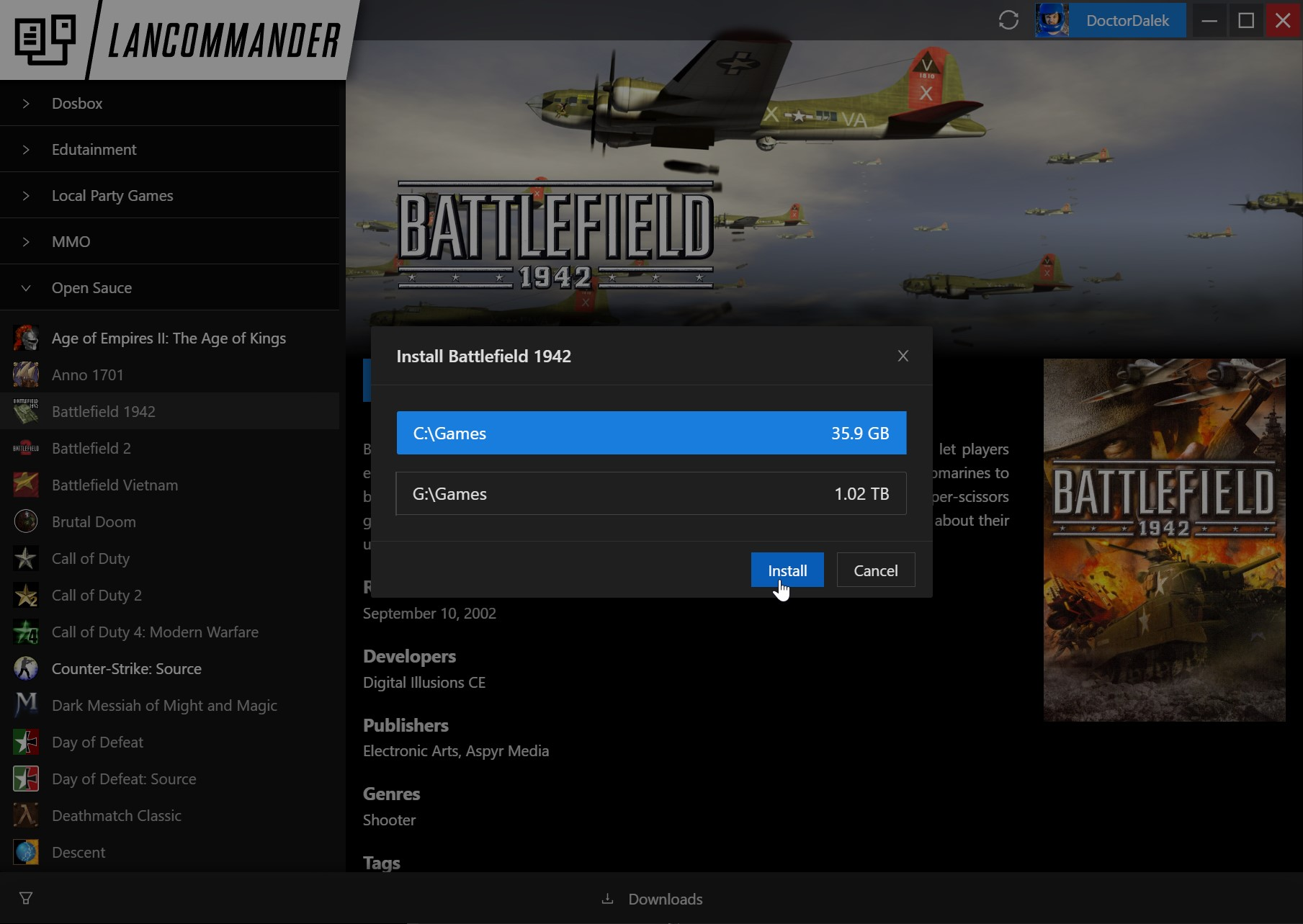 Launcher Install Directory Location